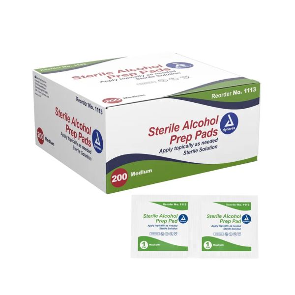 DynarexSterileAlcoholPrepPads_cd_DY1113