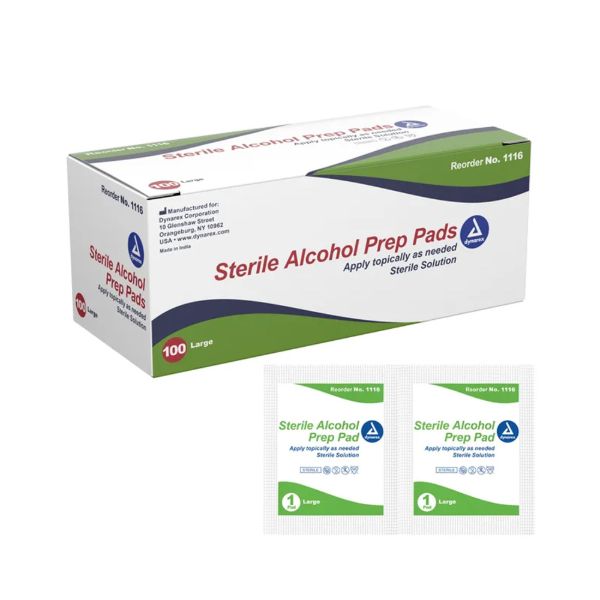 DynarexSterileAlcoholPrepPads_cd_DY1116