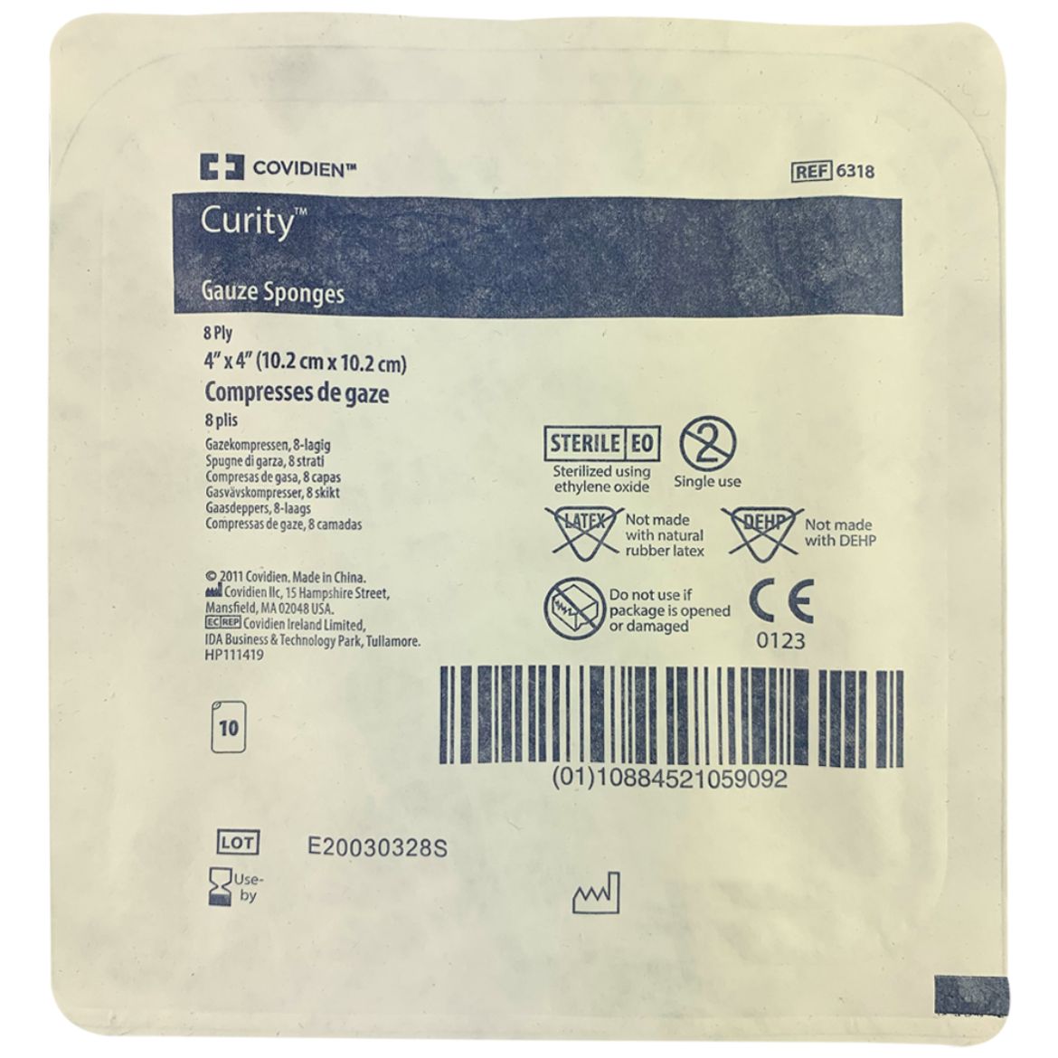 CurityWovenGauzeSpongesUSPTypeVII,SterilePlasticTrayPackage_pr_25073