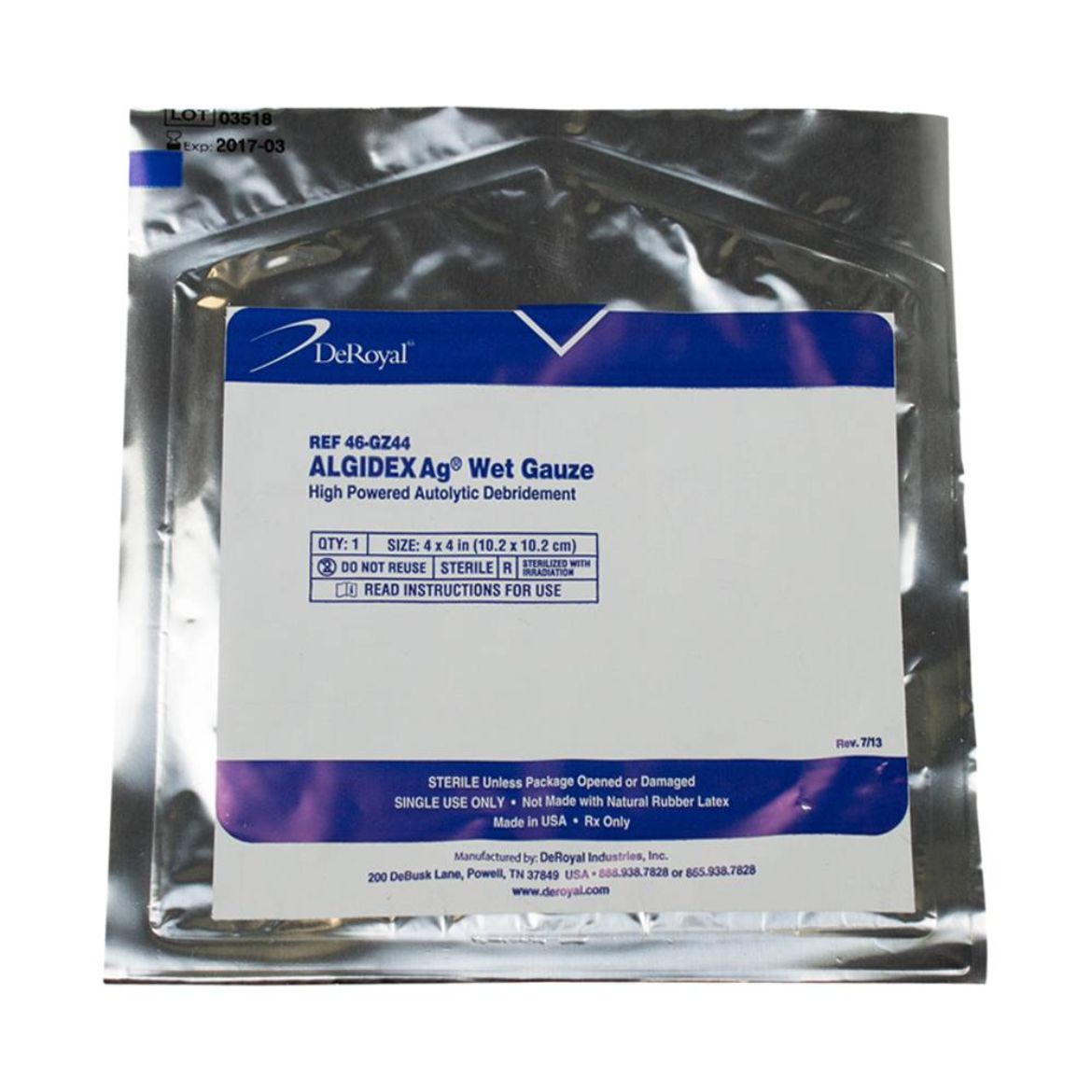 AlgidexAgWetGauzeDressing_pr_23006