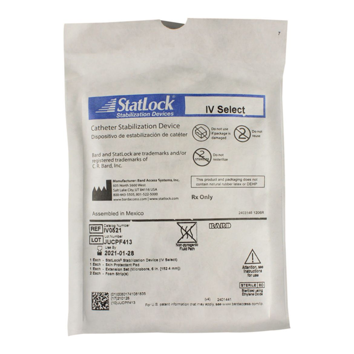 StatLockIVSelectStabilizationDevice,6inMicroExt.Set_pr_30331
