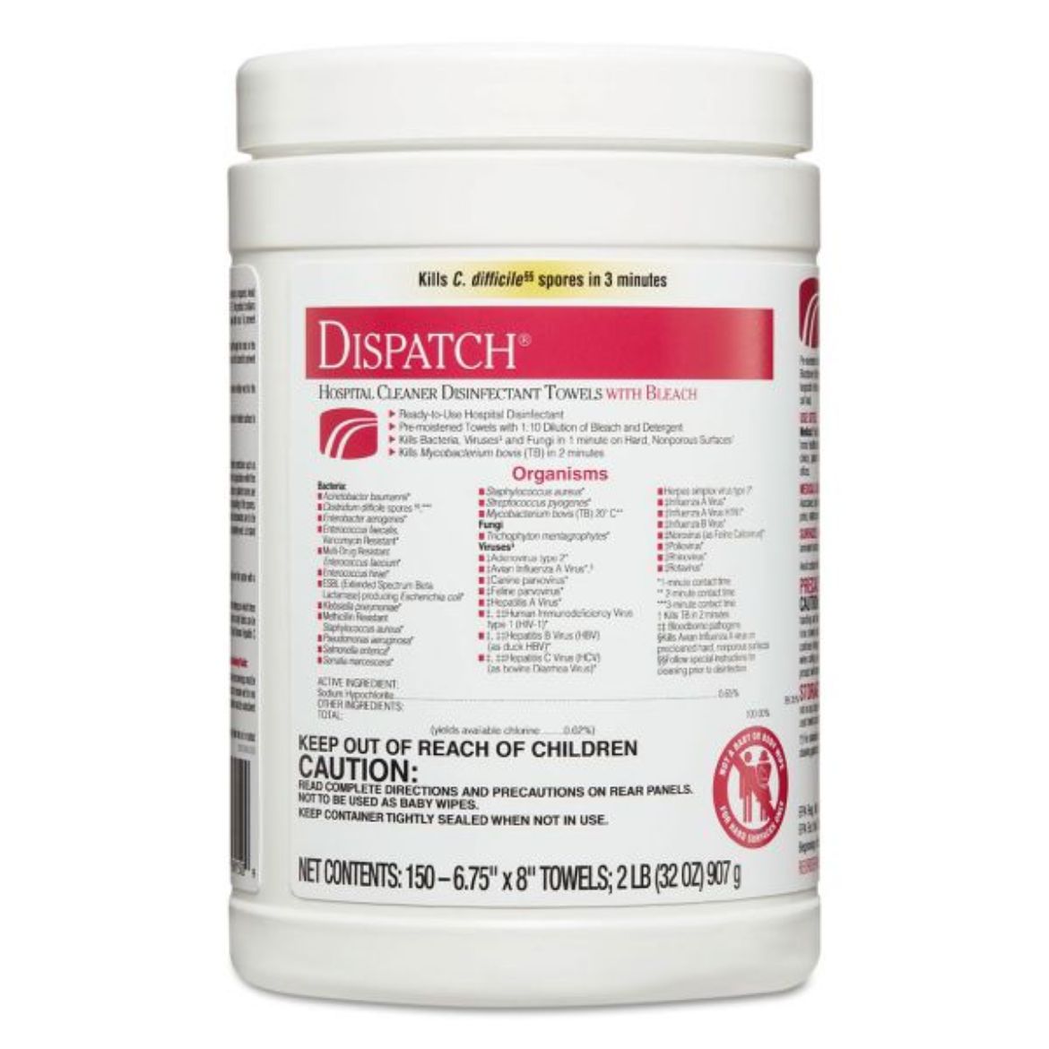 DispatchHospitalCleanerDisinfectantTowelswithBleach_pr_65054