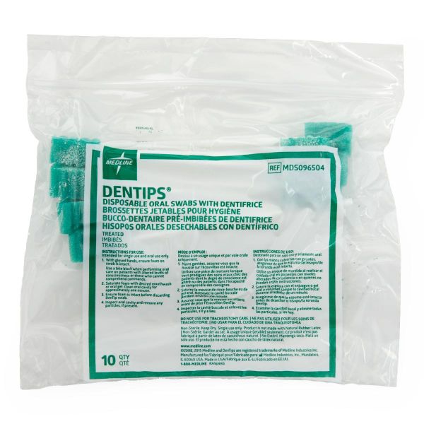 DentipsTreatedDisposableOralSwabswithDentifrice(Green)_pr_43607