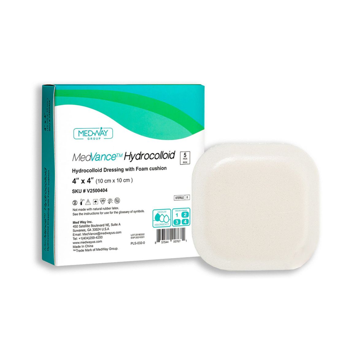 MedVanceHydrocolloidBorderedDressingwithFoamCushion_pr_22066