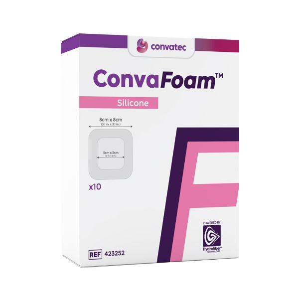 ConvaFoamAdhesiveSiliconeHydrofiberFoamDressing_pr_21206
