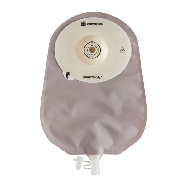 EsteemBodySoftConvex3.5mmDepthCut-To-FitOne-PieceUrostomyPouchwithDurahesiveSkinBarrier_pr_11096